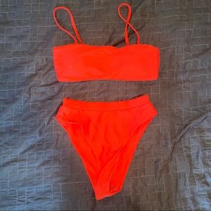 ‼️MOVING SALE - Must go - make offer ‼️ Shein Bikini - hot neon orange/red
